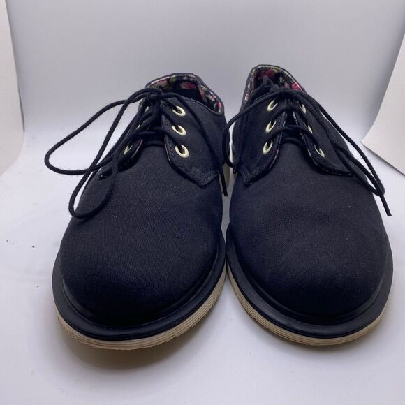 Dr. Martens Pierce Women's Size 9 Black Canvas Oxford Casual Shoes - Picture 3 of 11